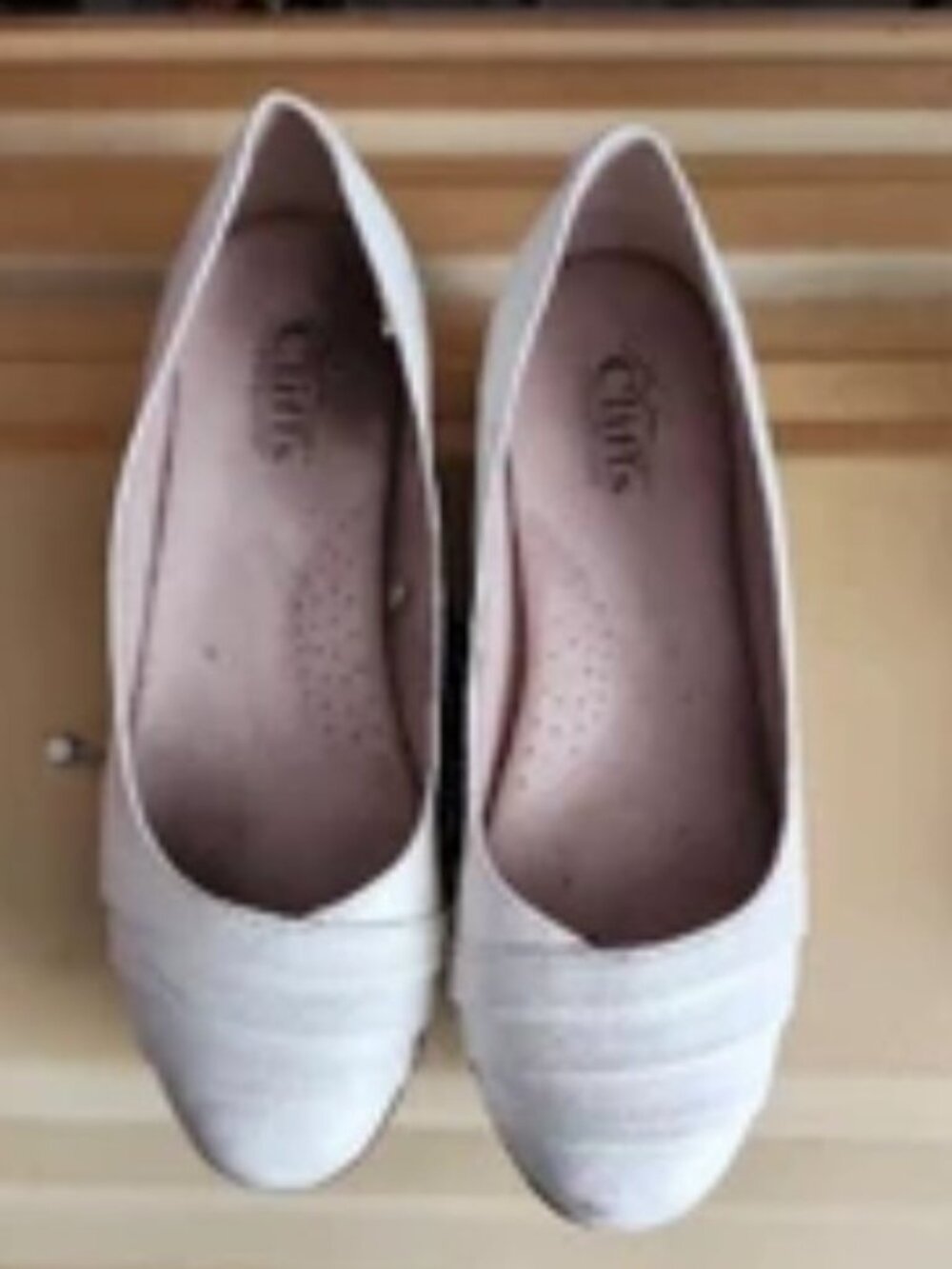White Ballet Flats